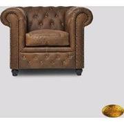 Chesterfield 1-zits Fauteuil Brighton FT Vintage C1059