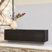 Starfurn Zwevend tv meubel Vision Black | 120 cm