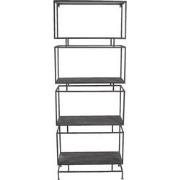 Clayre & Eef Wandrek  61x23x160 cm Zwart Metaal Muurrek