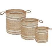 Beliani ZHOB - Mand-Natuurlijk-Jute