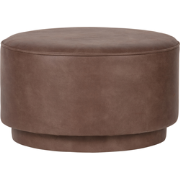 vtwonen Coffee Poef - Polyester - Warm Bruin - 36xØ60