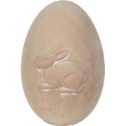 Clayre & Eef Beeld Konijn 18x17x25 cm Beige Bruin Keramiek Konijn Woon...
