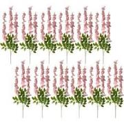 Clayre & Eef Kunstbloemen Set van 12 110 cm Roze Kunststof