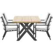 Garden Impressions Senja tuinset 5-delig - Zadar tuintafel 180x100 cm