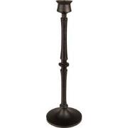Clayre & Eef Kandelaar  33 cm Zwart Aluminium Kaarsenstandaard