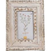 Clayre & Eef Fotolijst 10x15 cm Beige IJzer Glas Fotokader