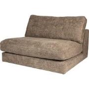 PTMD Nilla Sofa Without Arm SiC Ant5 Brown