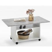 Salontafel op wielen met 2 planken - Azur