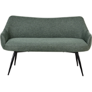 Beliani ARENDAL - Tweezitsbank-Groen-Polyester
