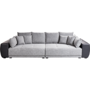 Beliani TORPO - Vierzitsbank-Grijs-Polyester