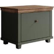 Meubella Schoenenkast Eric - Groen - 71 cm - 1 klep