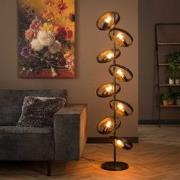 Industriële Vloerlamp Otan Metaal 8-lichts