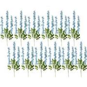 Clayre & Eef Kunstbloemen Set van 12 110 cm Blauw Kunststof
