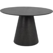 Eettafel Fynn Zwart Rond 120cm - Giga Meubel