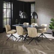 Eettafel Mysha Deens Ovaal Melamine 215x105 cm