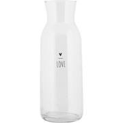 Clayre & Eef Karaf 1000 ml Transparant Glas LOVE