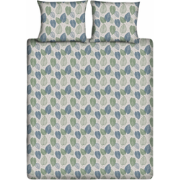 Ten Cate Katoenen Dekbedovertrek - 200x200/220 cm - Graphic Leaves - B...