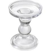 Clayre & Eef Kandelaar  Ø 9x11 cm Transparant Glas