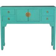 Fine Asianliving Chinese Sidetable Blue Lagoon - Orientique Collectie