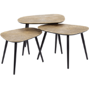 AnLi Style Salontafel set/3 vierhoekig ray metal