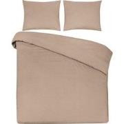 DoubleDry Dekbedovertrek 100% Natuurlijk Katoen - Eenpersoons 140x200/...