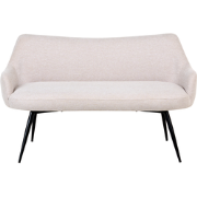 Beliani ARENDAL - Tweezitsbank-Beige-Polyester