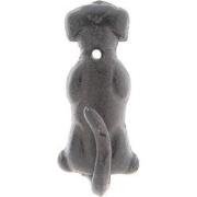 Clayre & Eef Wandhaak  5x4x10 cm Bruin Ijzer Hond Kapstok