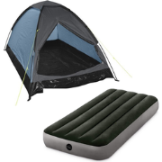 HIXA Tent 1 Persoons met Luchtbed - Festivaltent - Luchtmatras - Glow ...