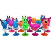 24 STUKS - Jump Up Monsters - Mix Gekleurde Omhoog Springende Monsters...