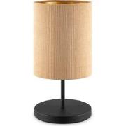 Scandinavische stijl Tafellamp - Corduroy Lampenkap - Cilinder - Karam...