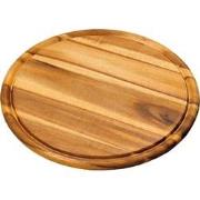 FSC® Acazia houten Vleesbord Ø30 Cm - Acazia Hout - Vlees plaat - Vlee...