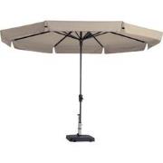 Stokparasol Syros luxe 350 cm Polyester ecru zonwering