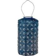 Solar lampion cylinder mand 18 cm petrol