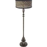 Anne Lighting - vloerlamp - Bois - zwart - bamboe hout - Ø 50cm - E27 ...