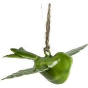 Hanger Chery metaal 14x4x10 cm groen 1 stuk
