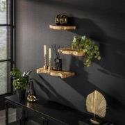Wandplank Set van 3 Loena Teakhout