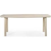 Eettafel Deens Ovaal 240cm - Naturel Mangohout - Leone