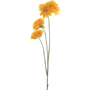 Sunflower spray Miami orange 90 cm kunstbloem