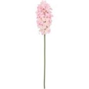 Kunstbloem Hyacinth 42x9x8 cm roze