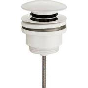 Luxe click waste afvoerplug 1" mat wit