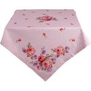 Clayre & Eef Tafelkleed  130x180 cm Roze Paars Katoen Rechthoek Rozen ...