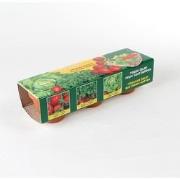 Set van 3 terracotta potten voor het zaaien van salades en tomaten