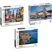 Feel Home - Set van 3 Puzzels - Wereldstad Editie