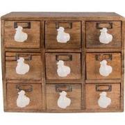 Clayre & Eef Ladekastje  34x12x30 cm Bruin Hout