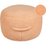 Beliani ADLANA - Poef-Oranje-Bouclé
