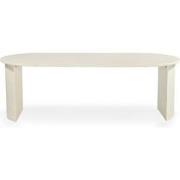 Eettafel Ovaal 240cm - Beige Betonlook - Demy