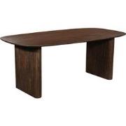 Eettafel Juro Donkerbruin Deens Ovaal 240cm - Giga Meubel