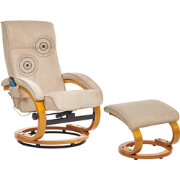 Beliani HERO - Massagestoel-Beige-Polyester