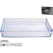 Glazen ovenschaal-serveerschaal rechthoekig 32 x 22 cm  - Ovenschotel ...