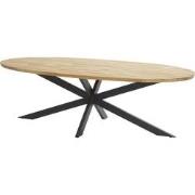 Prado ovaal teak tafelblad 240 x 115 cm Taste